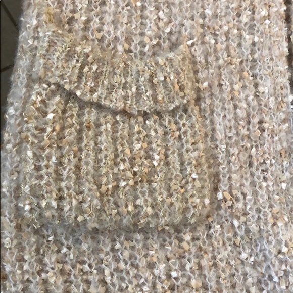 CREAM & GOLD CARDIGAN SWEATER - Picture 7 of 8